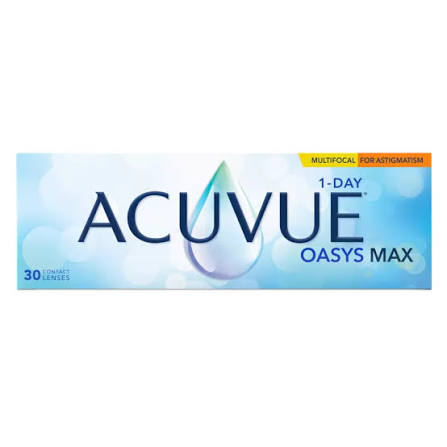 Acuvue Oasys Max 1-Day Multifocal for Astigmatism