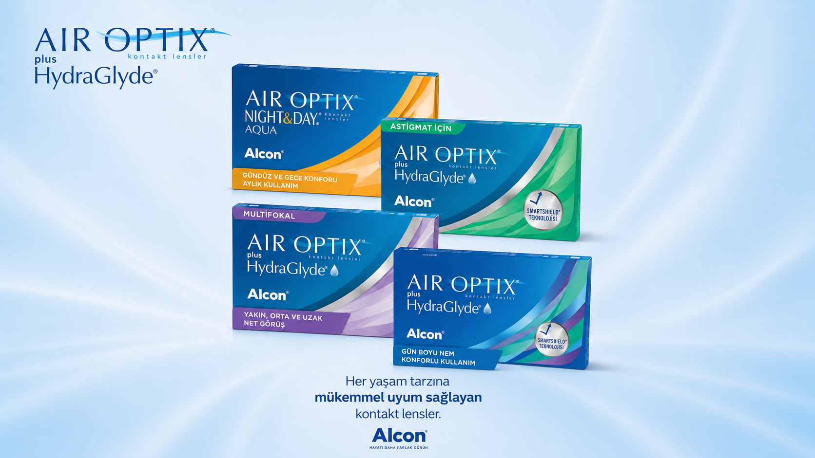 Air Optix kontakt lens ailesi