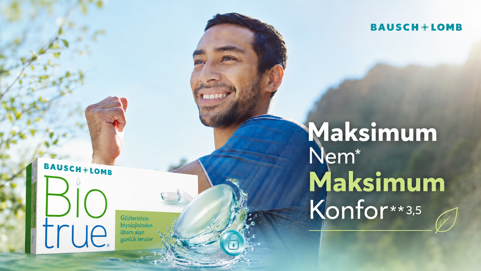 Biotrue ONEday günlük lens ürün ailesi