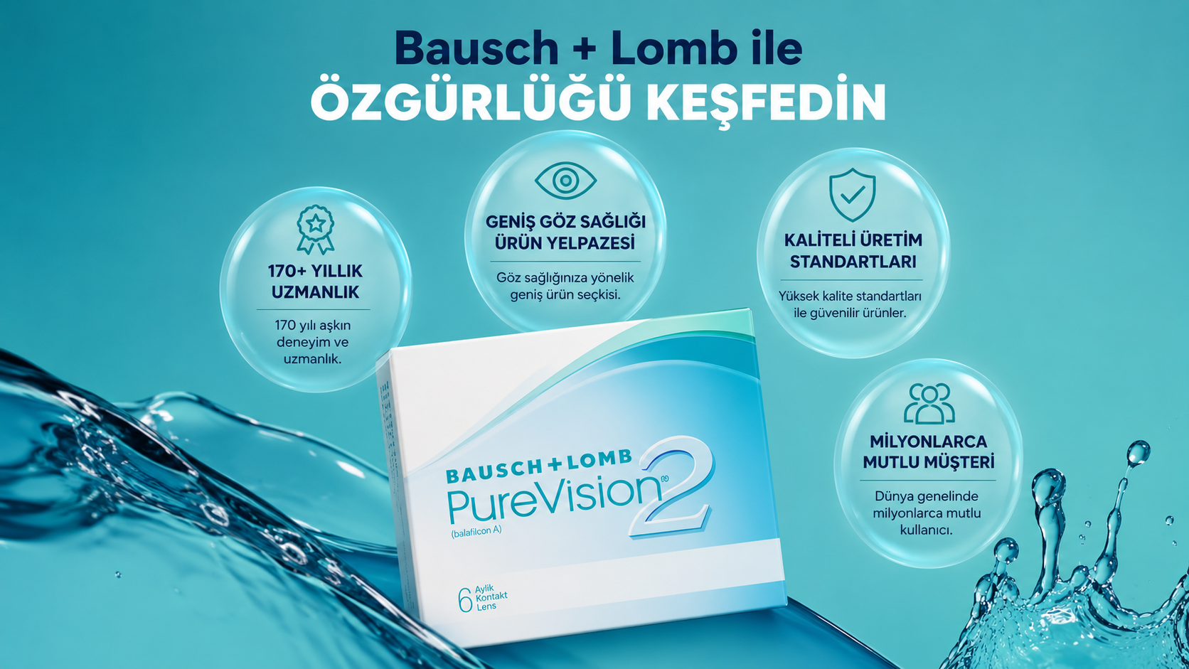 Bausch Lomb PureVision 2 kontakt lens