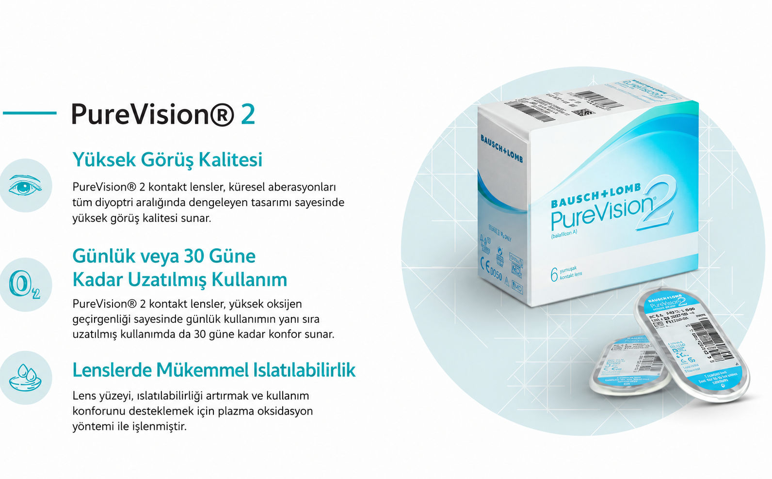 PureVision 2 gün boyu net görüş tanıtımı