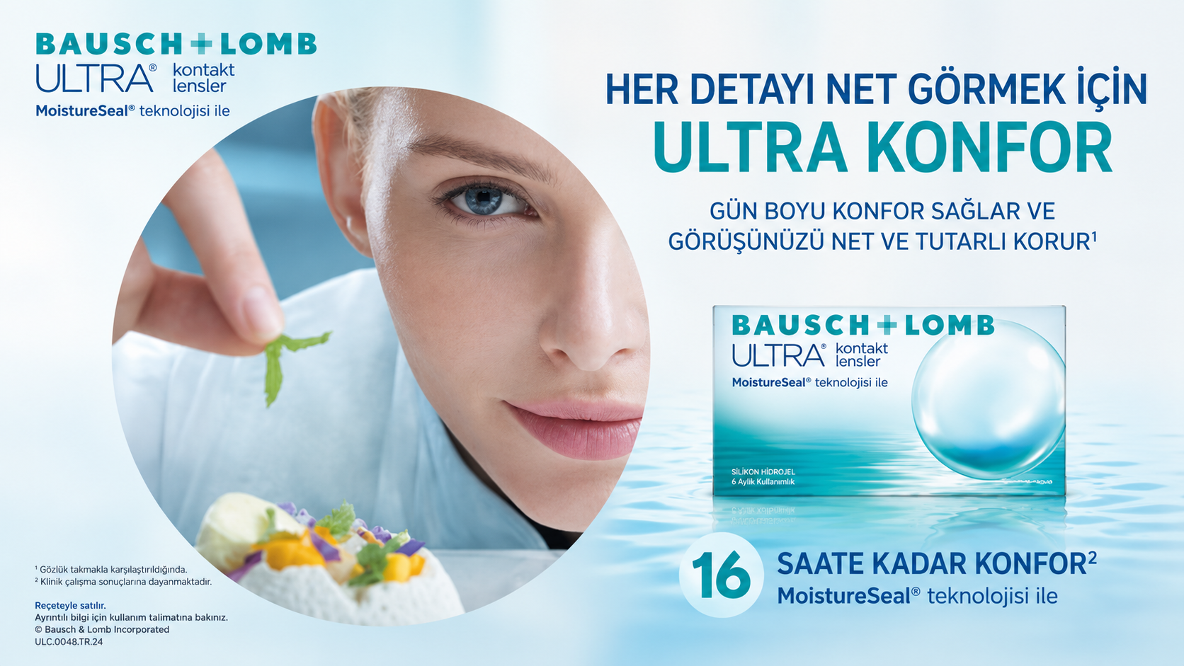 Bausch Lomb ULTRA kontakt lens ürün görseli