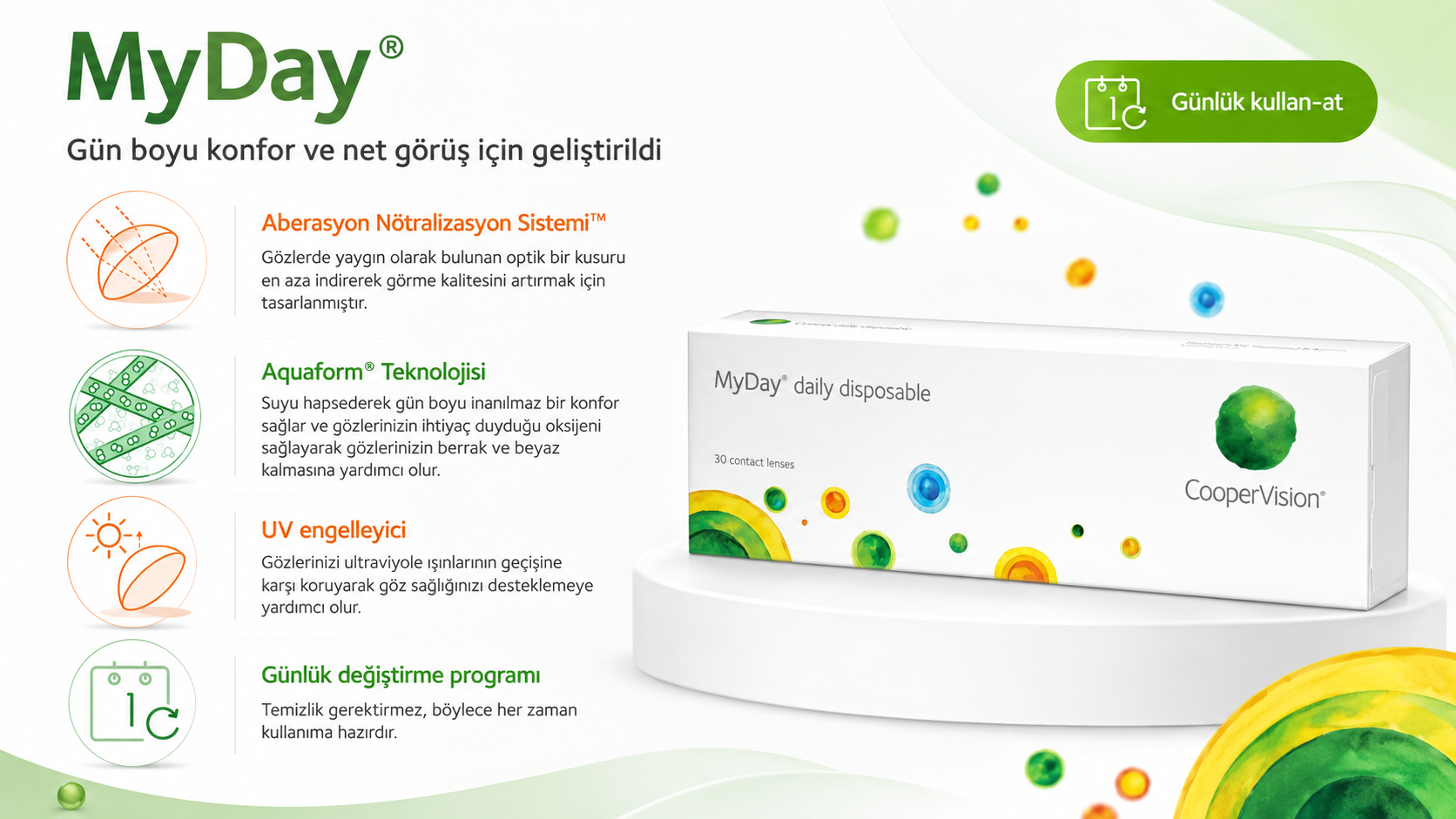 CooperVision MyDay günlük kontakt lens