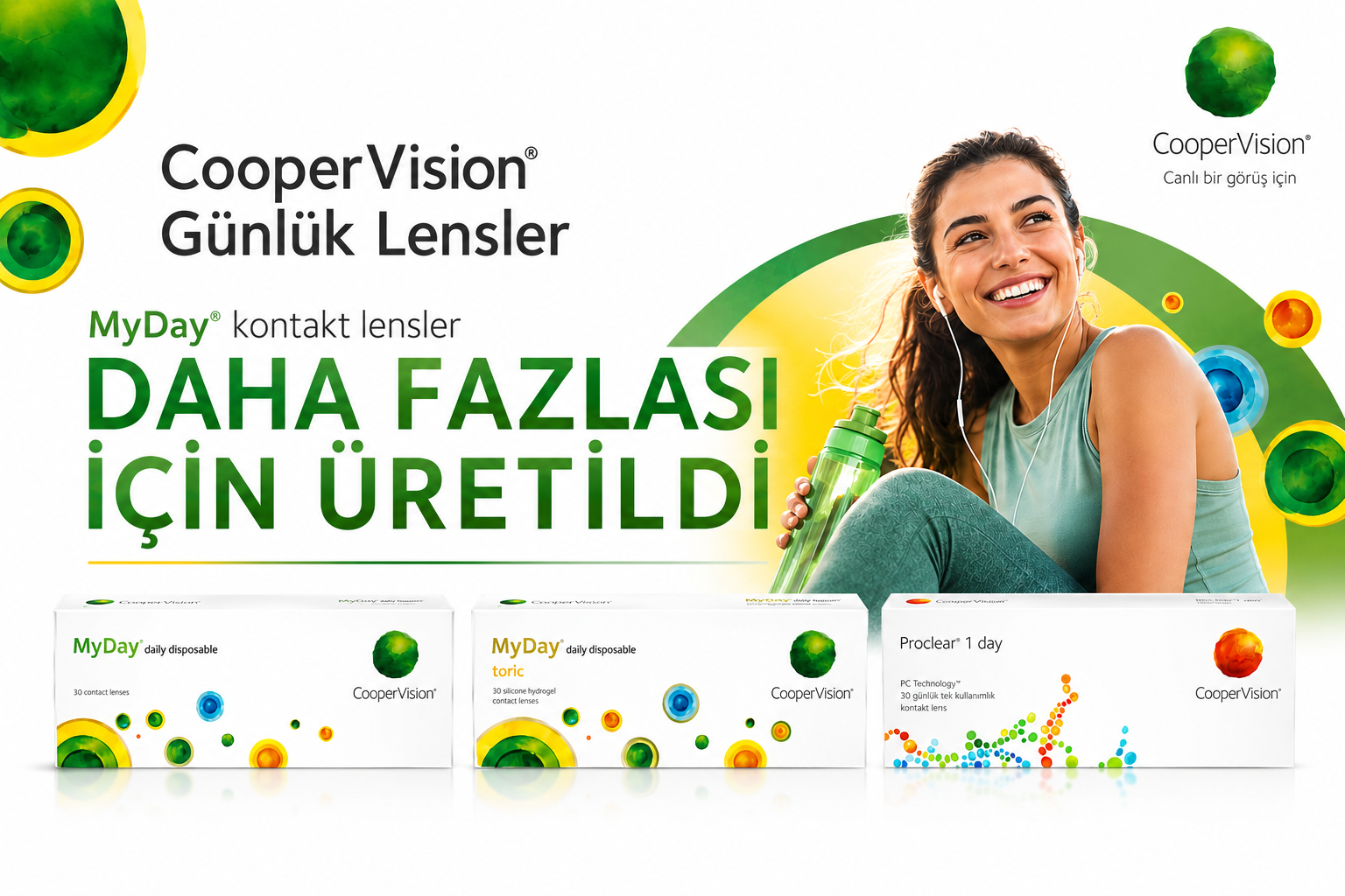 MyDay günlük kontakt lens ürün kutusu