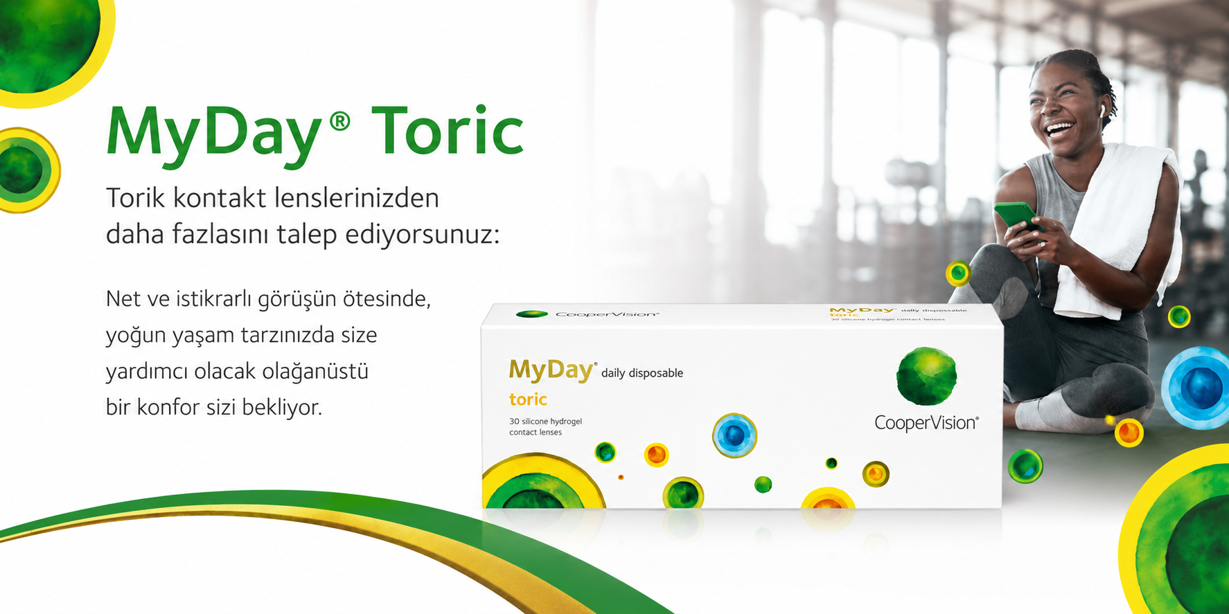 MyDay Toric günlük astigmatlı kontakt lens