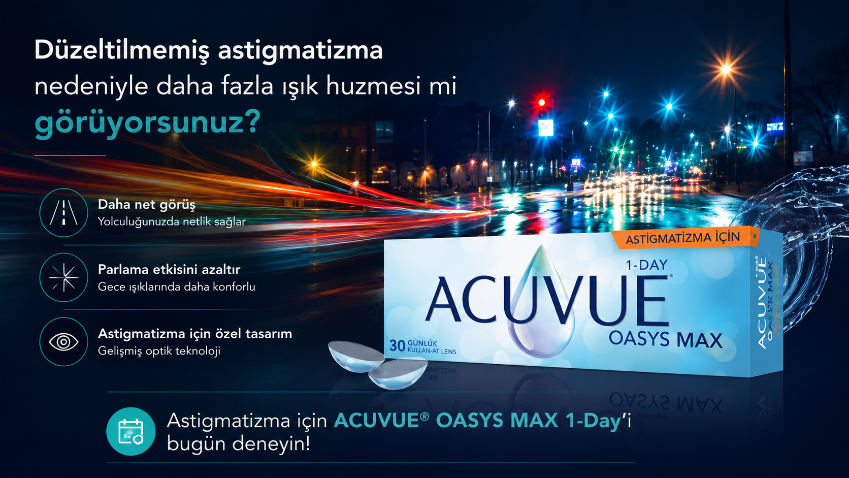 ACUVUE OASYS MAX 1-Day for Astigmatism günlük toric kontakt lens ürün görseli