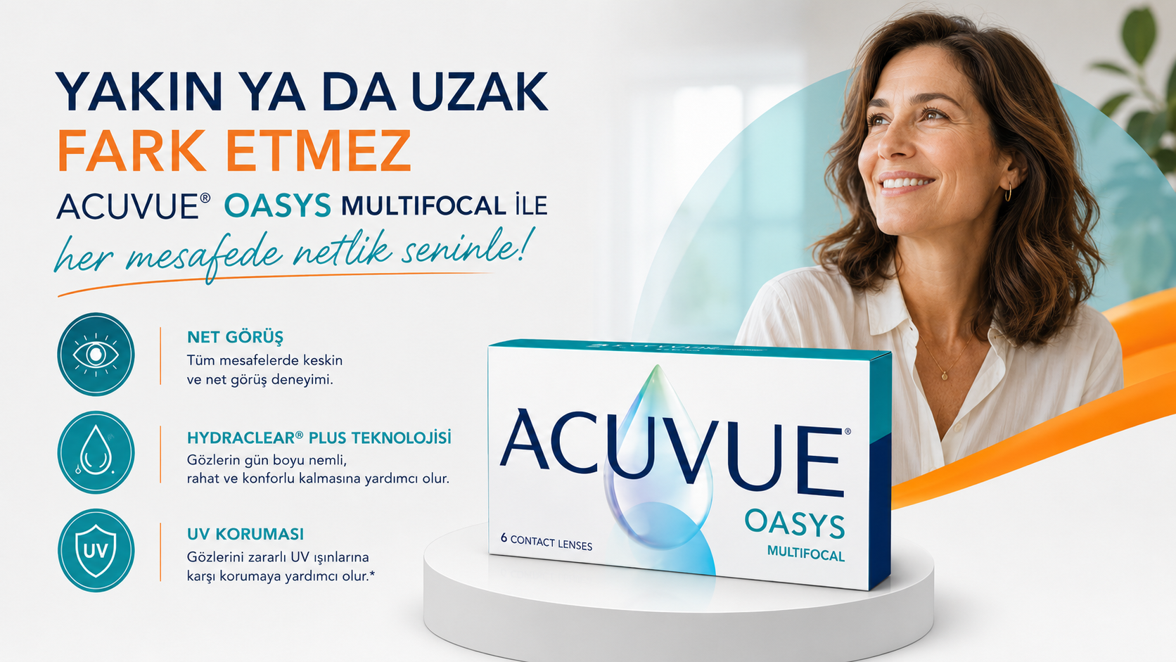 ACUVUE OASYS Multifocal kontakt lens ürün görseli