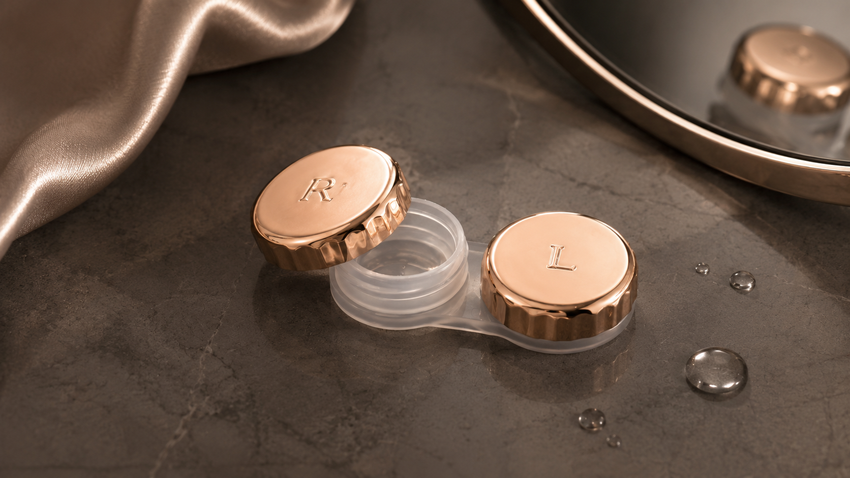 Rose gold lens kabı ürün görseli