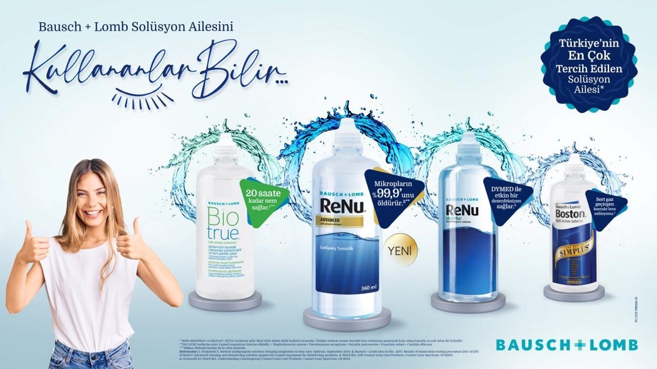 Bausch Lomb solüsyon ailesi ürün görseli
