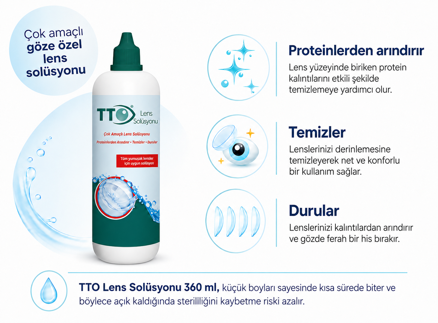 TTO 360 ml lens solüsyonu