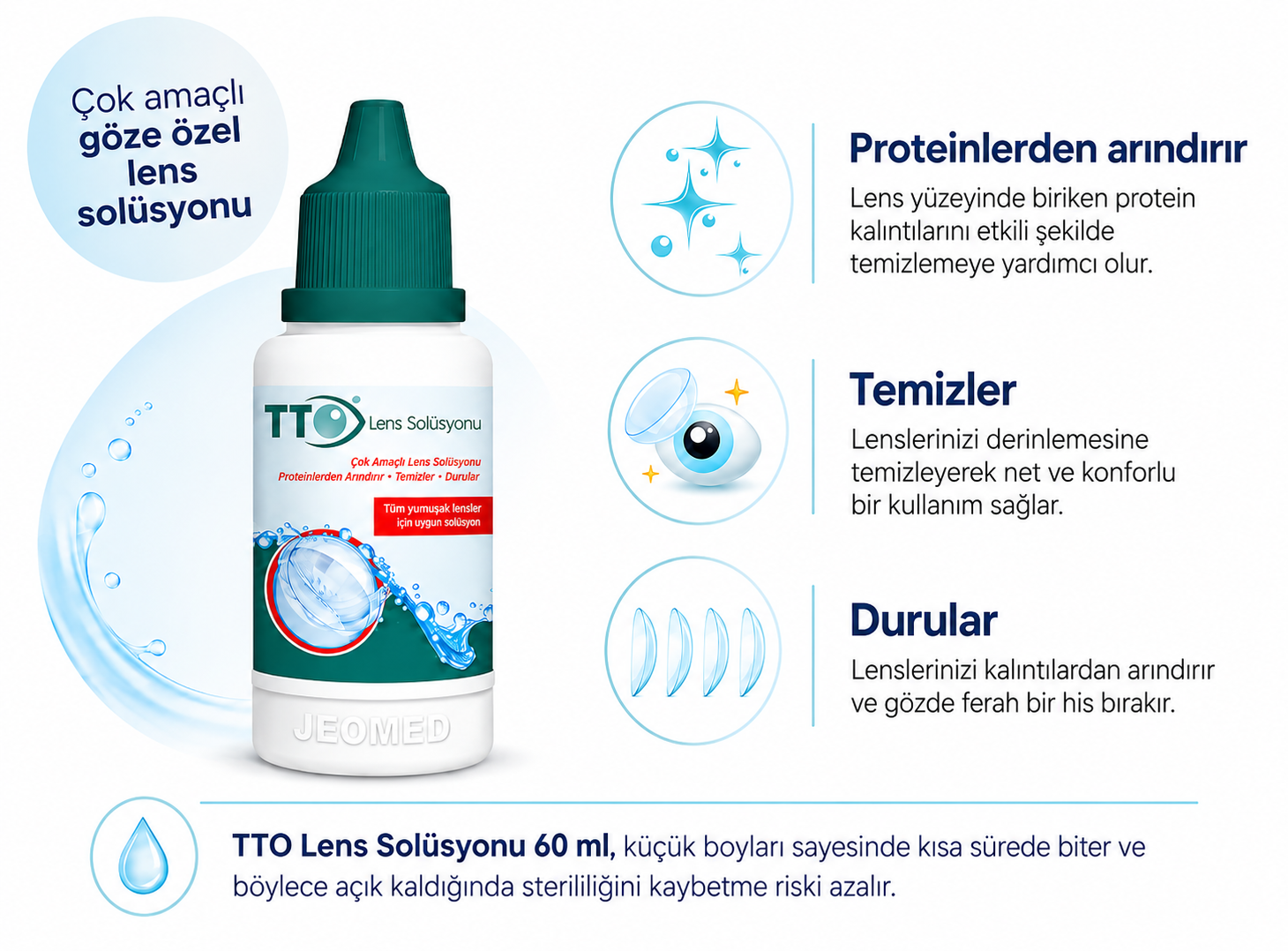 TTO 60 ml lens solüsyonu